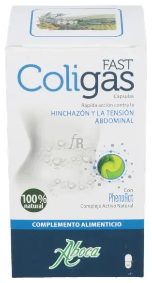Aboca Coligas Fast 50 Cápsulas