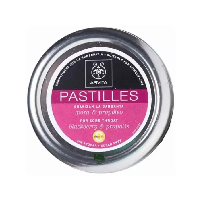 Apivita Pastillas con Mora y Propóleo