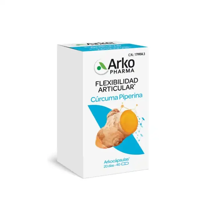 Arkocaps curcuma piperina 40 capsulas