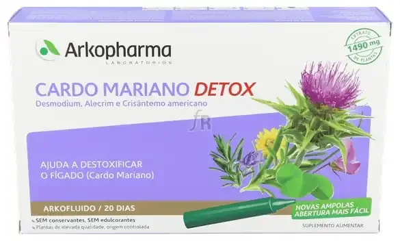 Arkopharma Cardo Mariano Detox 20 Ampollas