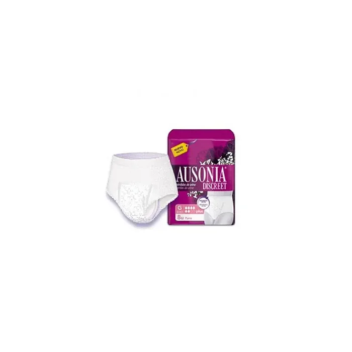 Ausonia discreet pants plus talla g 8 uds