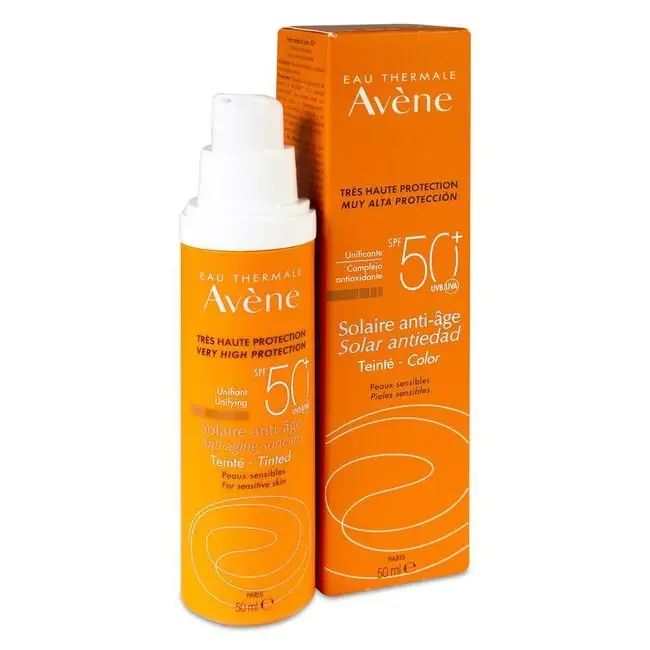 Avène Solar Anti-Edad SPF 50+ Color, 50 ml