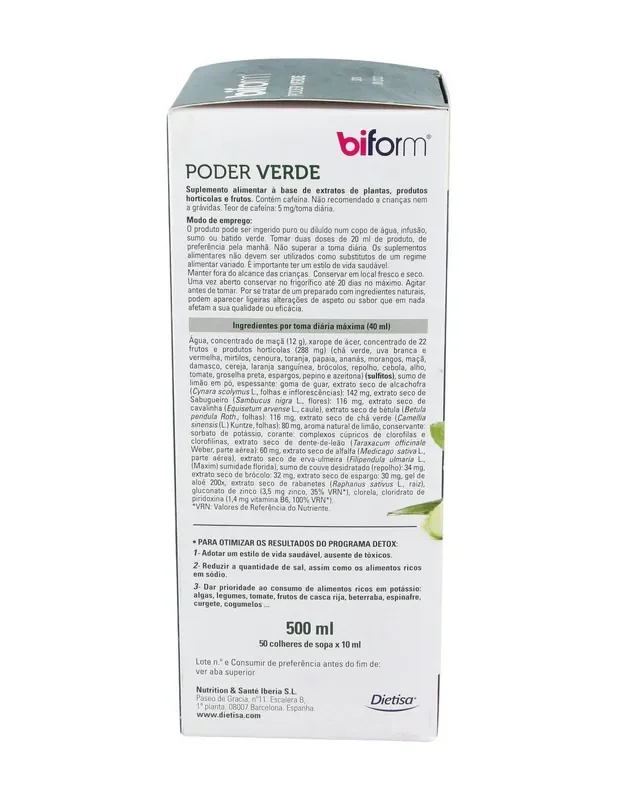 Biform Poder Verde 500Ml.