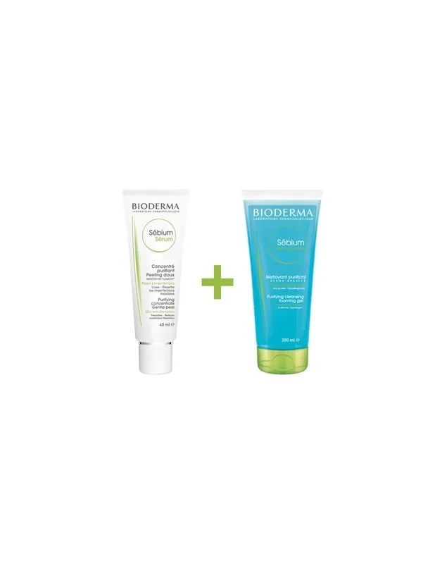 Bioderma Sébium Serum Concentrado Queratolítico 40ml+ Sébium Gel Moussant 200ml