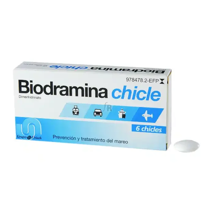 Biodramina (20 Mg 6 Chicles)