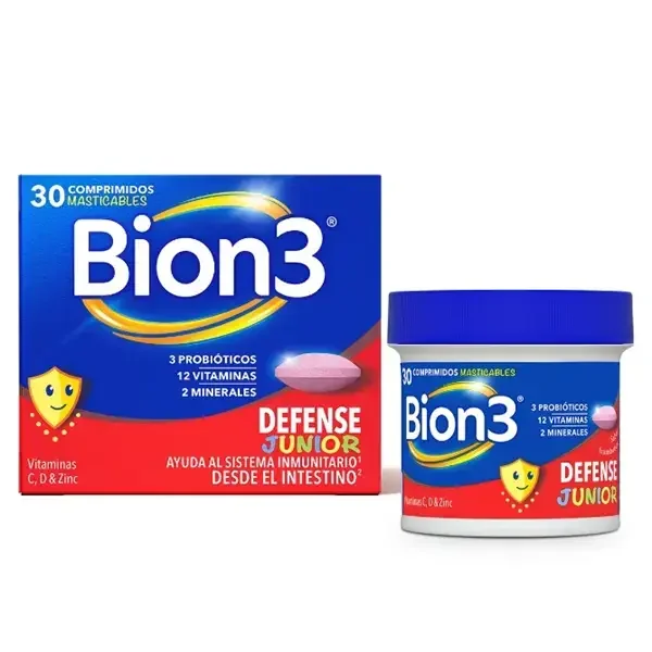 Bion 3 Defense Junior 30 Compr Mastic Frambuesa