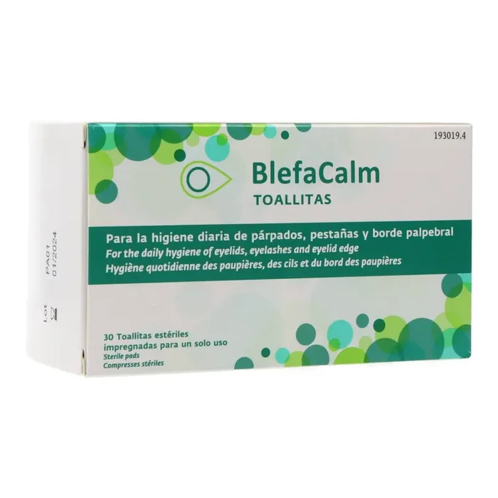 Blefacalm Toallitas Esteriles Impregnadas 30 Toa