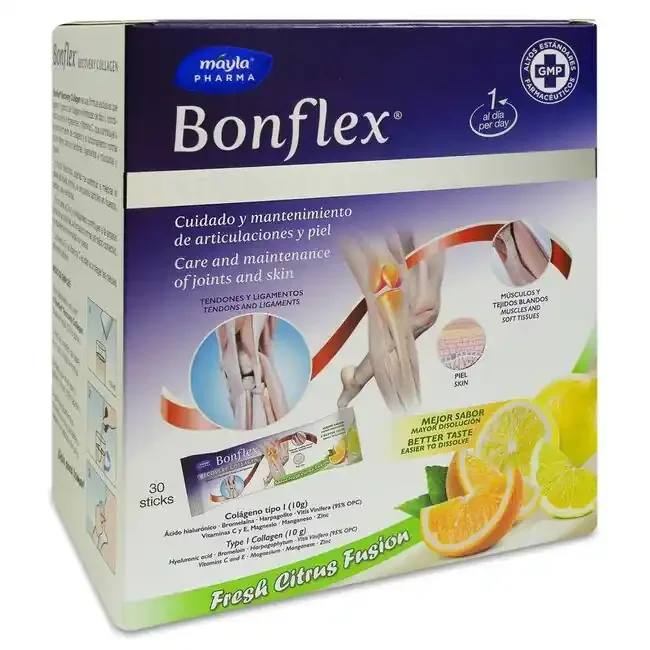 Bonflex Colágeno Citrus, 30 sticks