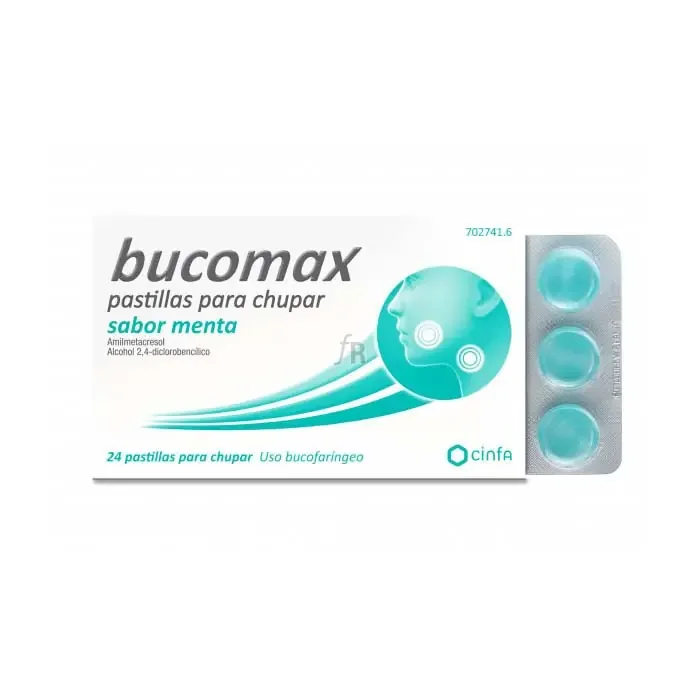Bucomax (24 Pastillas Para Chupar Menta)