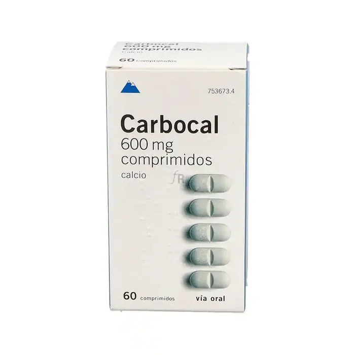Carbocal 1500 Mg (600 Mg Ca) 60 Comprimidos