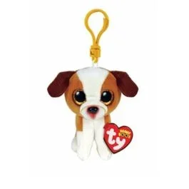 Clip Llavero de Peluche Perro Marron