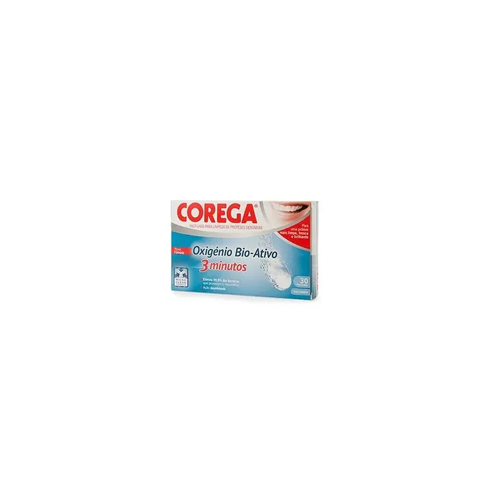 Corega oxigeno bio-activo 30 tabletas efervescentes