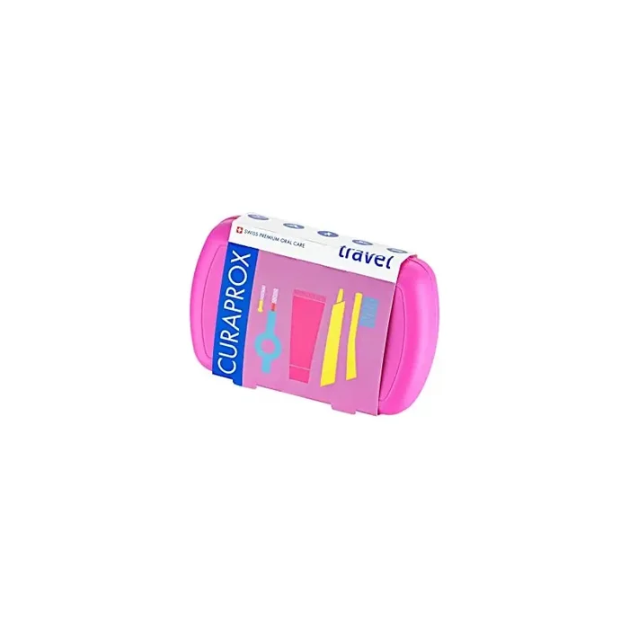 CURAPROX TRAVEL SET CAJA ROSA