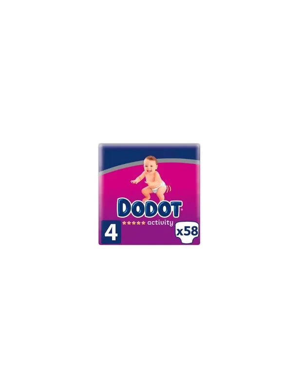 Dodot Activity Talla 4 58 Uds