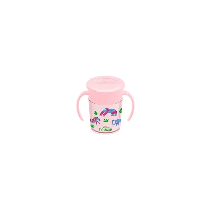 Dr Brown‘s Vaso 360 S/ Boquilla Rosa C/