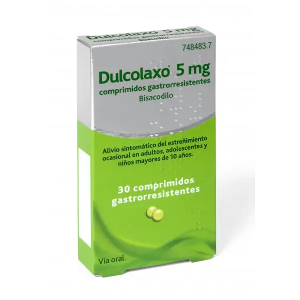 DULCOLAXO BISACODILO 5 mg 30 COMPRIMIDOS GASTRORRESISTENTES