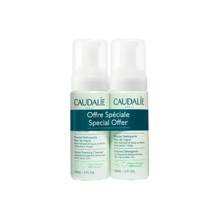 Duplo Caudalíe Vinoclean Espuma Limpiadora 2×150 ML