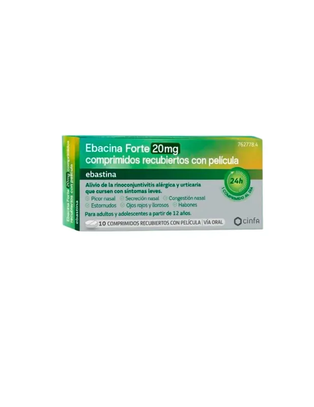 Ebacina Forte 20 mg 10comprimidos