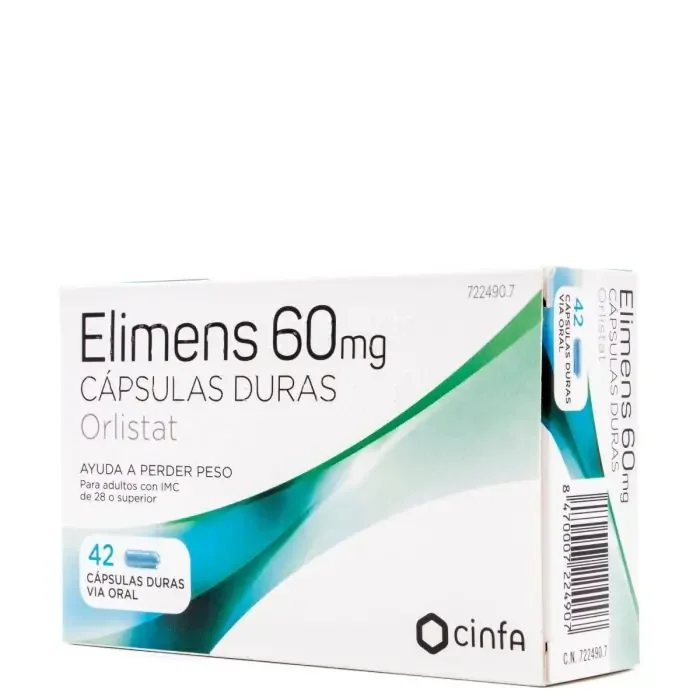 Elimens 60mg 42 Cápsulas