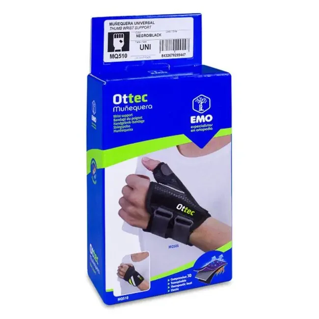 Emo Ottec Muñequera Envolvente MQ510, 1 Ud