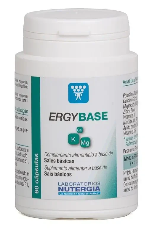 Ergybase 60 Cápsulas Nutergia