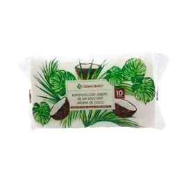 Esponjas Con Jabon Coco | 10UD