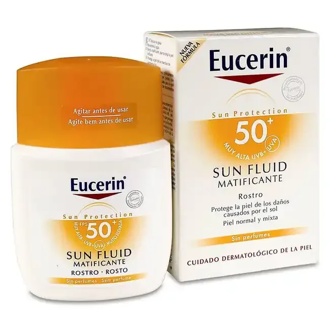 Eucerin Sol Fluido Matificante SPF50+, 50 ml