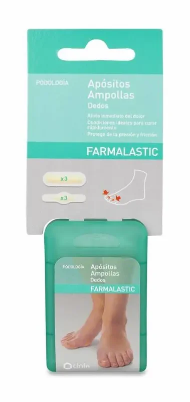 Farmalastic Apósitos Ampollas Dedos, 6 Uds
