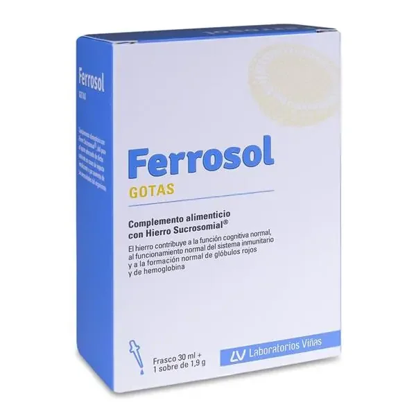 Ferrosol Gotas 30 Ml + 1.9 G