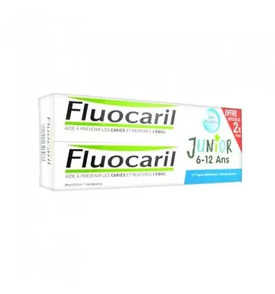Fluocaril Junior Bubble Pasta Dientes Duplo 150 ml
