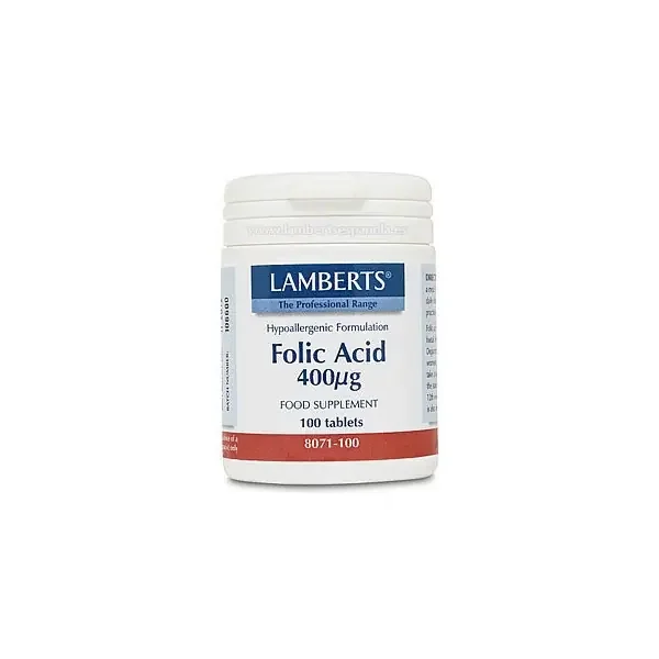 FOLICO ACIDO 400 MCG 100 COMP LAMBERTS