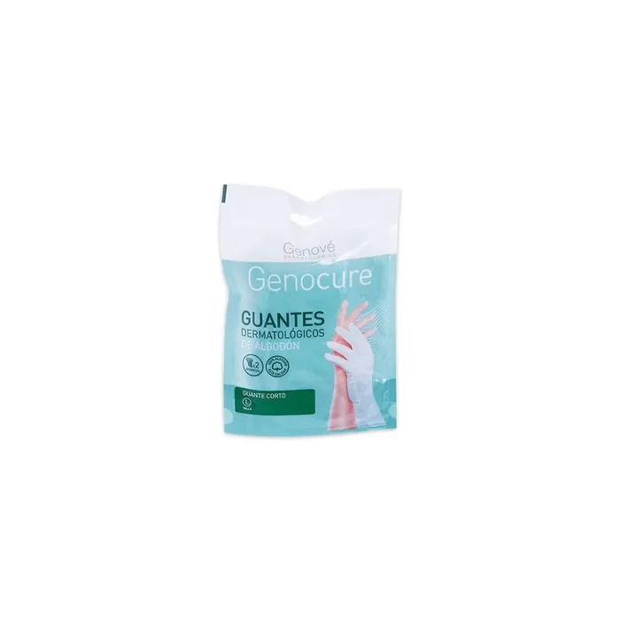 Genocure Guantes Algodon Cortos Talla L 2 Uds
