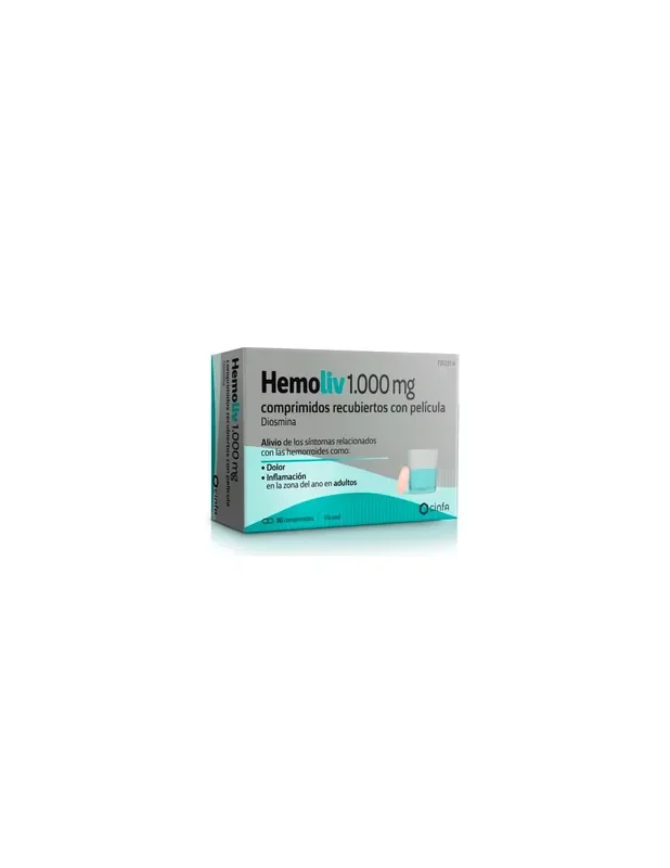 Hemoliv diosmina 1000 mg, 30 comprimidos