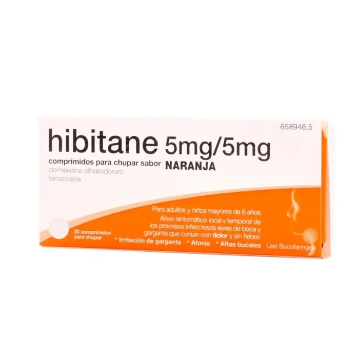Hibitane Forte Naranja 20 Comprimidos
