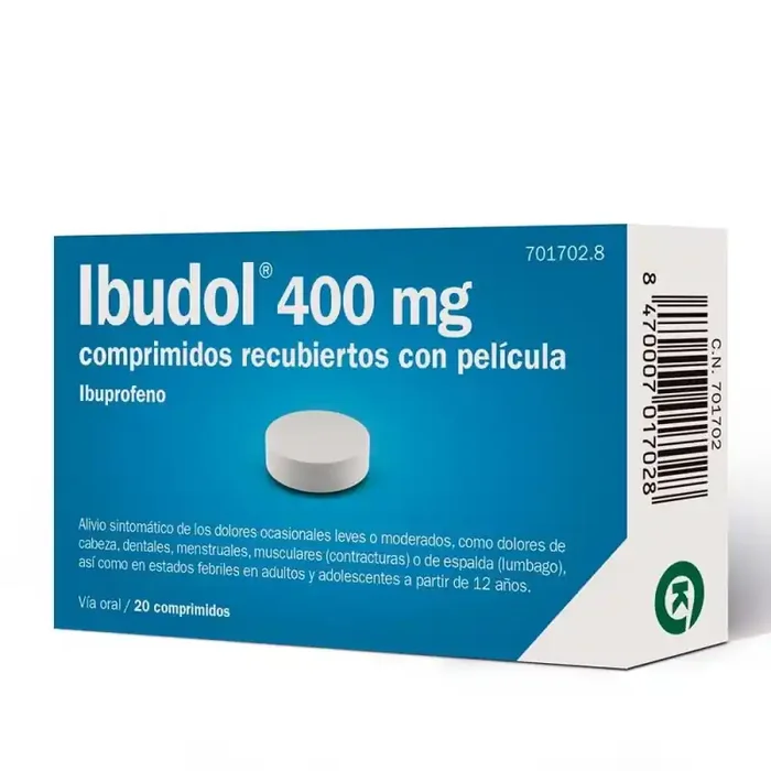 Ibudol 400 mg 20 Comprimidos