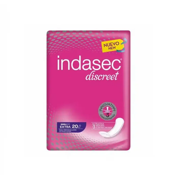 Indasec compresas discreet extra 20 uni