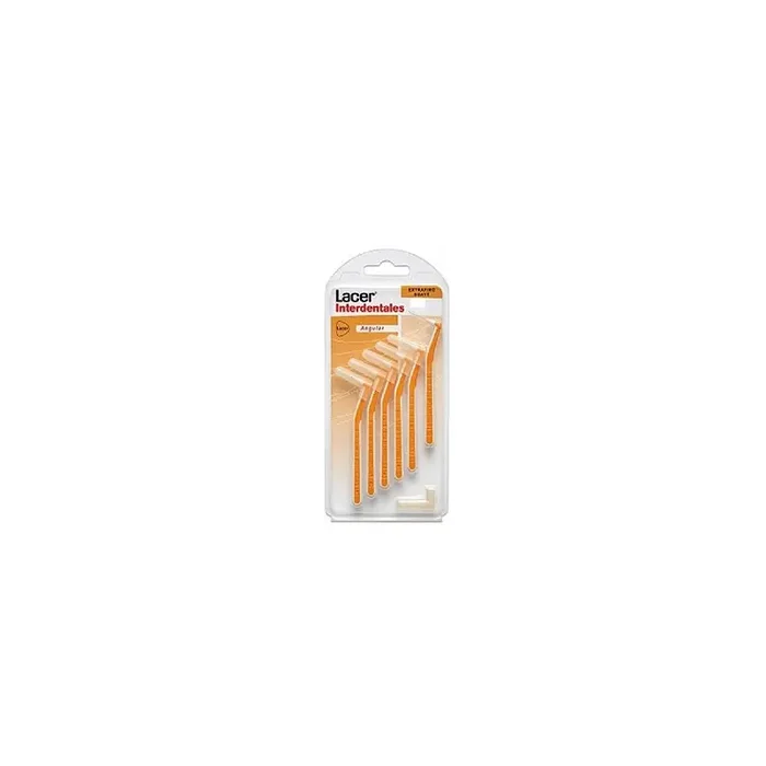 Lacer cepillo interdental angular extrafino suave 6 uds