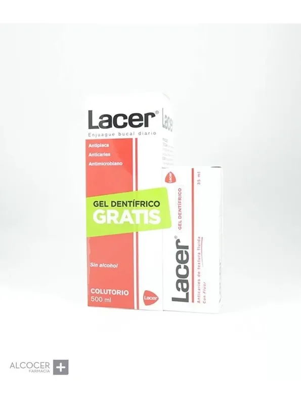 LACER COLUTORIO SIN ALCOHOL 500 ML