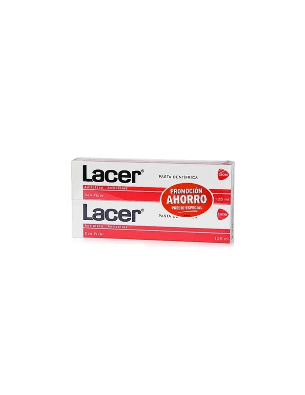 Lacer Pasta Dentrífica Duplo 2x125ml