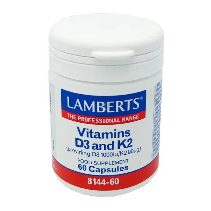 Lamberts Vitamina D3 K2 60 Cápsulas