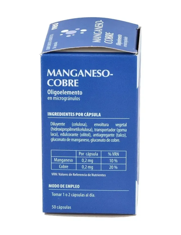 Manganeso-Cobre Microgranulos Neo 50Cap.