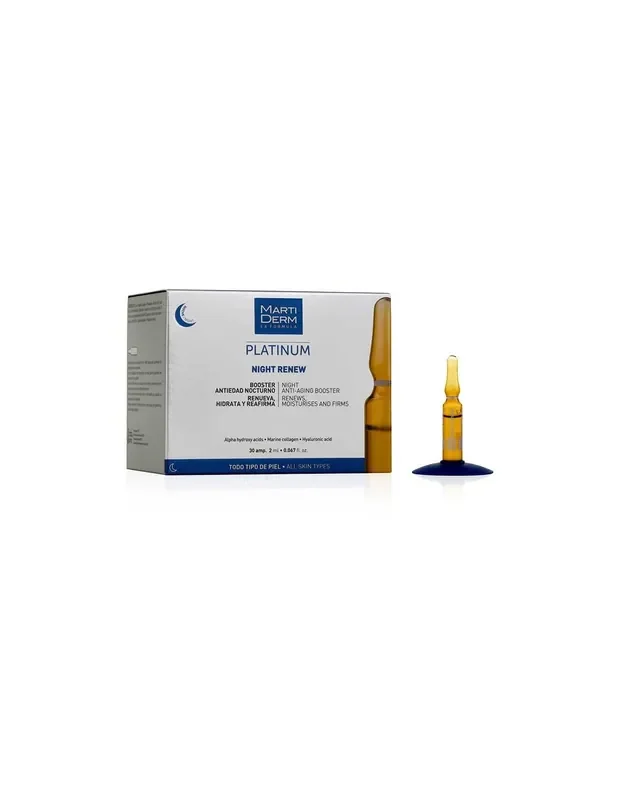 Martiderm Platinum Night Renew 30 ampollas