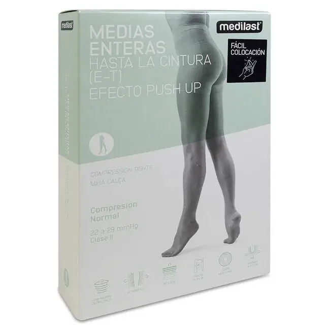 Medilast Panty para Varices de Fácil Colocación 432 Negro Talla M, 1 Unidad