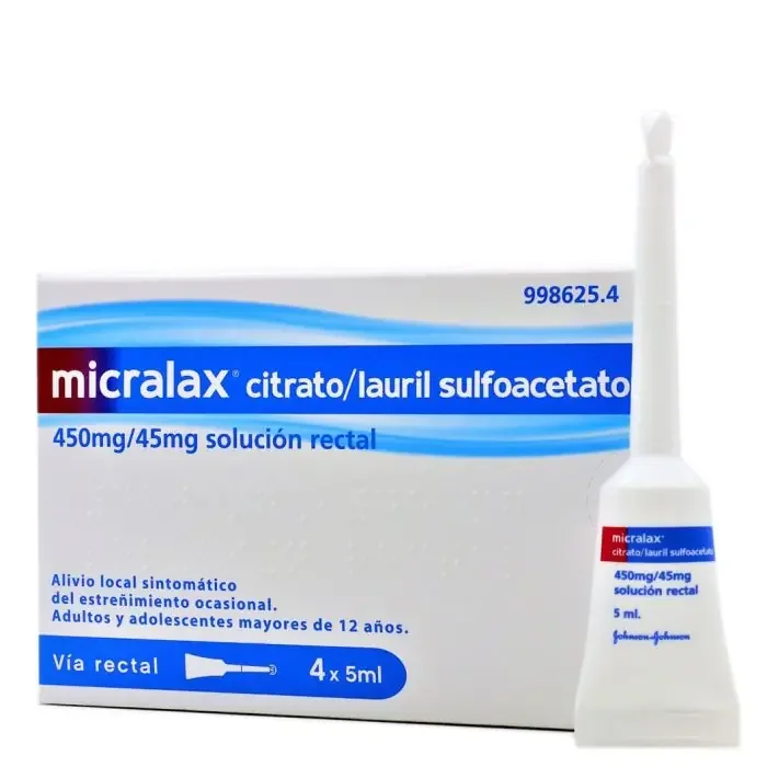 Micralax 4 Microenemas Solución Rectal