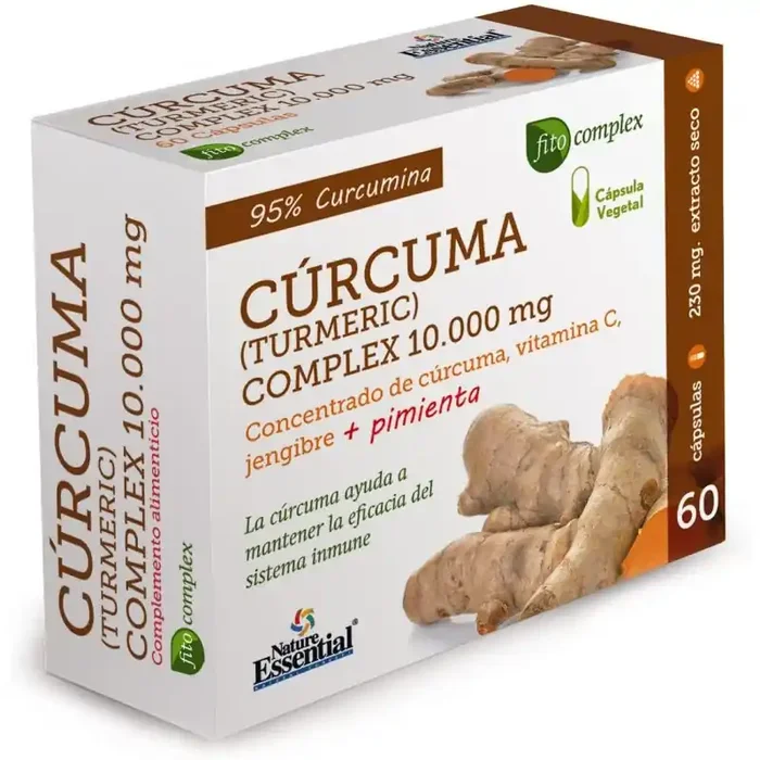 NATURE ESSENTIAL CURCUMA JENGIBRE PIMIENTA 60 CAPSULAS