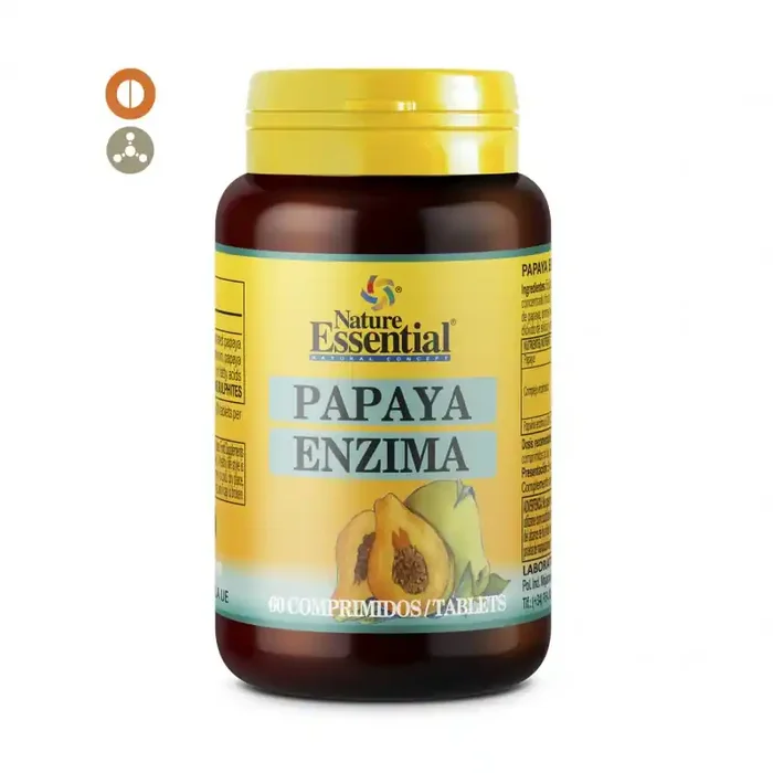 NATURE ESSENTIAL PAPAYA ENZIMA 60 COMPRIMIDOS