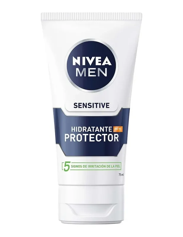 Nivea Men Sensitive Protector Hidratante 0% Alcohol Spf15 75Ml