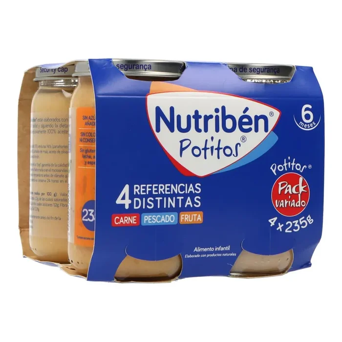 Nutriben Potitos Variados 4×235 g