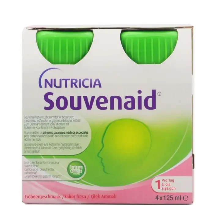 Nutricia Souvenaid Fresa 4 Botellas x 125ml