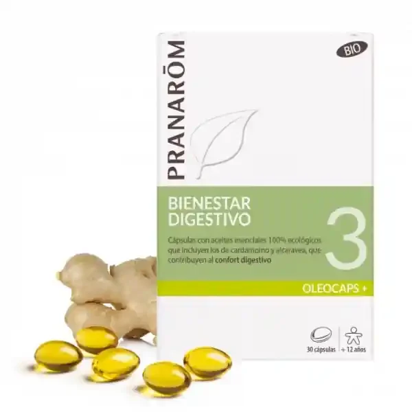 OLEOCAPS 3 + BIENESTAR DIGESTIVO 30 CAP PRANAROM
